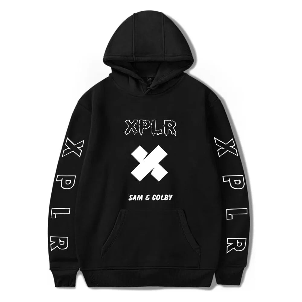 Printed Sam and Colby Hoodies Sweatshirts