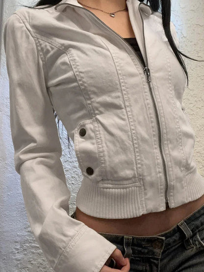 Jackets Autumn Streetwear Pockets Solid Coats