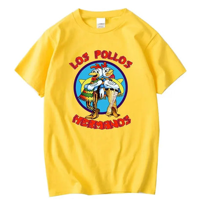 Printed T-Shirt Men Fashion Casual Short Sleeves