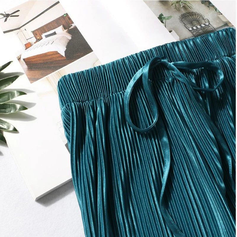 Women Fashion Summer Wide Leg Pants