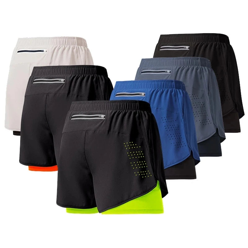 Men's Running Shorts Double Layer