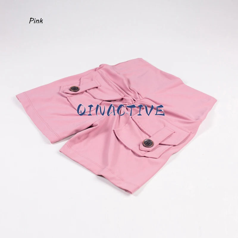 Yoga Shorts for Women Pocket Scrunched Butt Gym Leggings