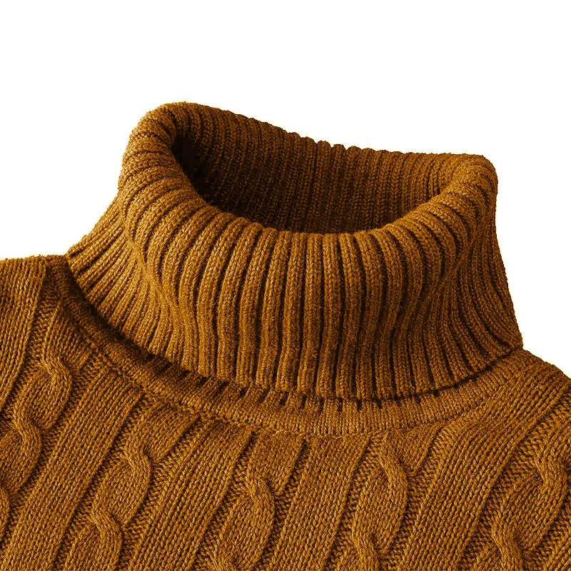 Men's Long Sleeve Knitted Sweaters Casual Pullover
