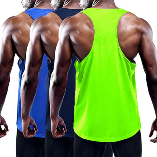 Men Summer Sport Gym Vest Quick Dry Sleeveless Shirt