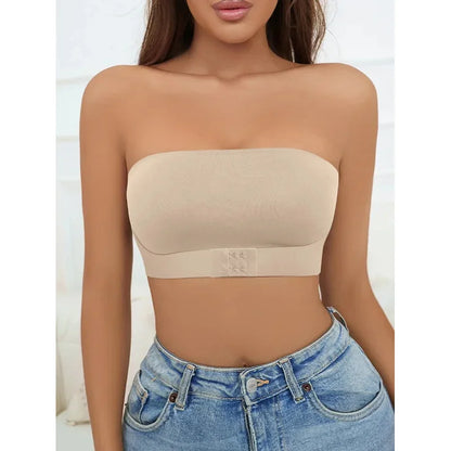 Women's Strapless Front Button Bra