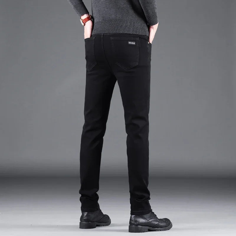 Straight fit Black jeans For Men