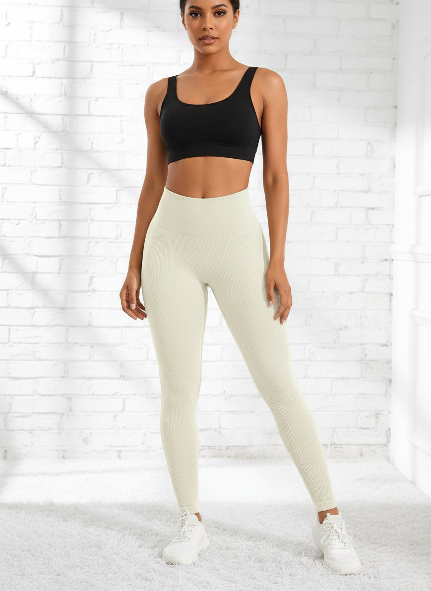 High Waisted Seamless Yoga Leggings