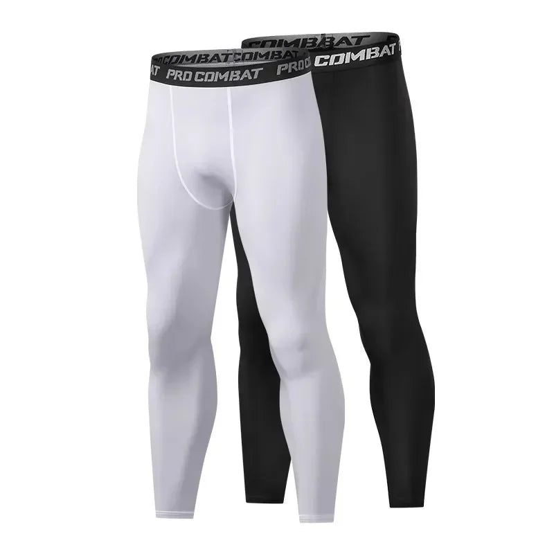 Mens Pants Tights Cool Dry Leggings Sports Athletic Workout Active Shorts