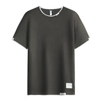 Casual T-shirt For Men Pure Cotton Breathable Fashion Short Sleeve