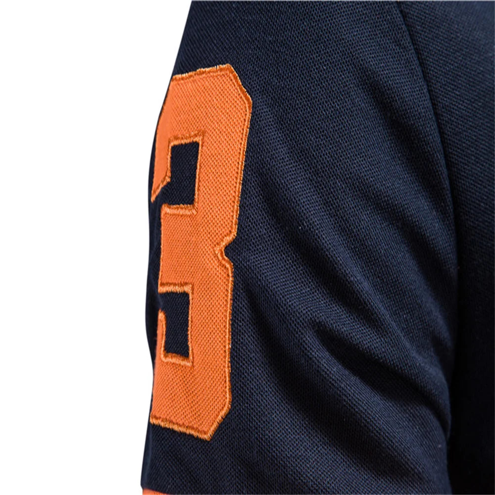 Polo Giraffe Shirt Men Quality Short Sleeve Polo Casual Business