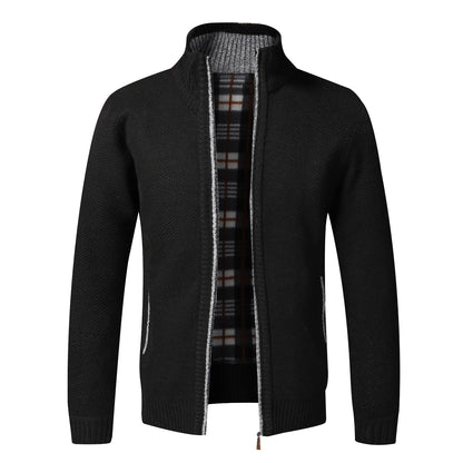 Warm Cardigan Men Fleece Sweaters Jersey