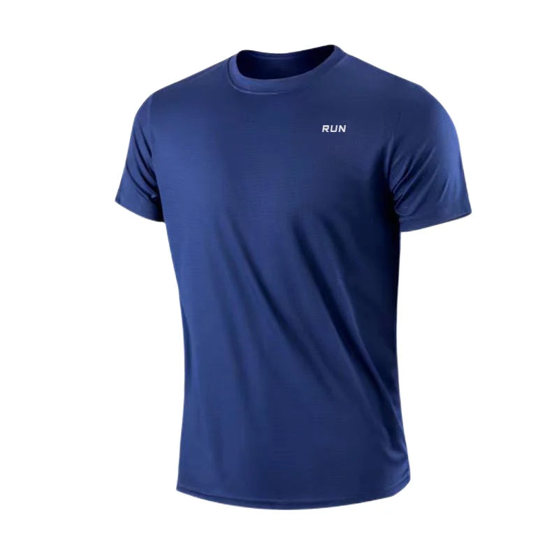 Men's Quick Dry Short Sleeve Gym Running T-Shirt