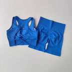 Back Sport Bra Yoga Dress Suit