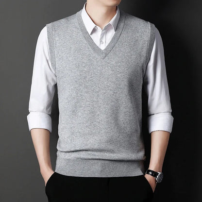 Men's Sweater Vest Casual Fashion Warm Top