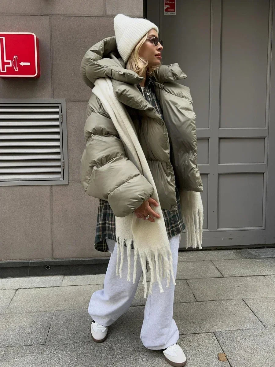Winter Warm Cotton  Jackets Women's Loose Coat