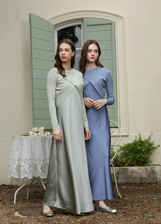 summer elegance satin dress woman clothes