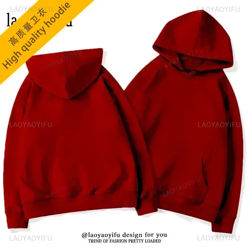 High quality Cotton hoodie women Men Sweatshirt