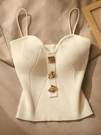New Style Knitted Chest Halter Undershirt For Nightwear