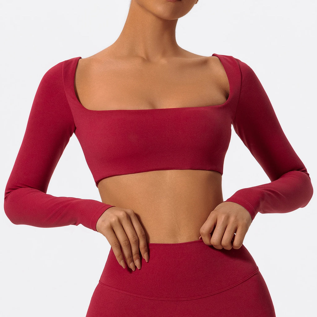 Sports Long sleeved Wear T-shirt Top