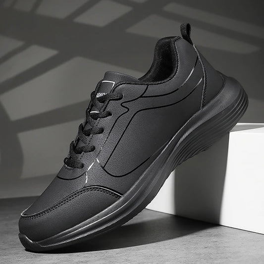 Men Casual Leather Sneakers