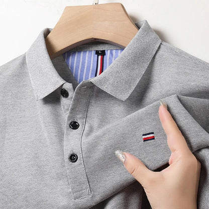 Men's Casual Fashion Polo Shirt Breathable and Comfortable Top