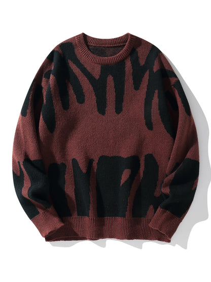 New Sweater Casual Round Neck Pullover