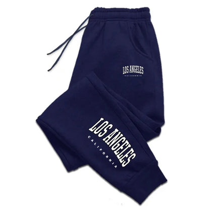 Los Angeles Womens Mens Sweatpants Elastic waist Casual Outdoors Jogging Pants