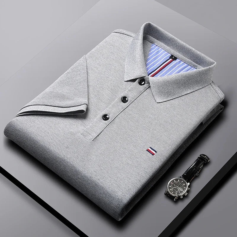 Men's Casual Fashion Polo Shirt Breathable and Comfortable Top