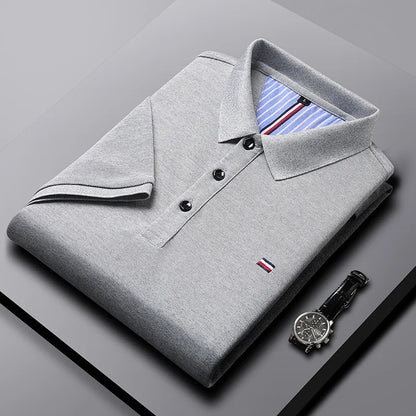 Men's Casual Fashion Polo Shirt Breathable and Comfortable Top