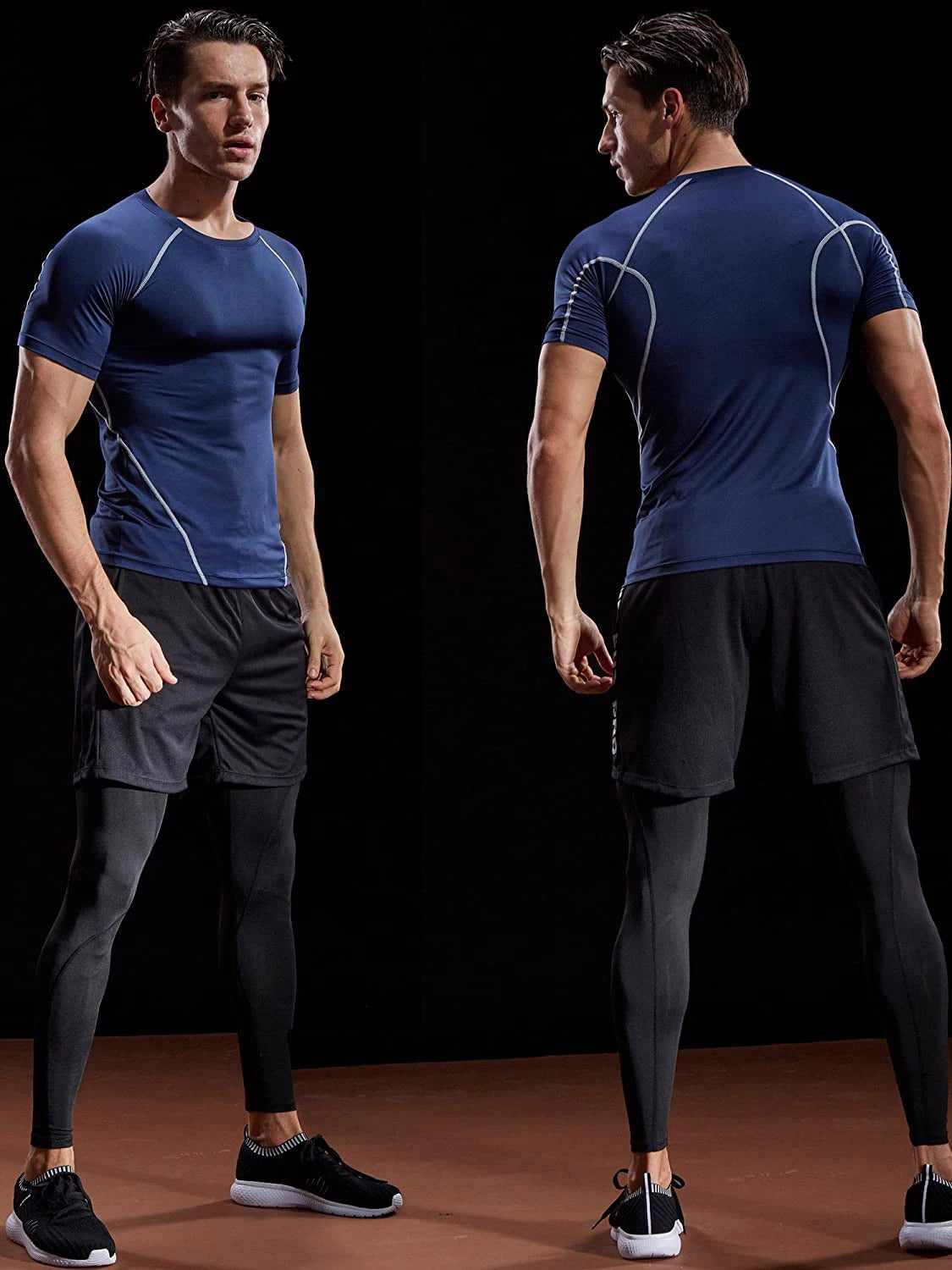 T Shirt Men Summer Sportswear Running Athletic Gym Workout Shirts