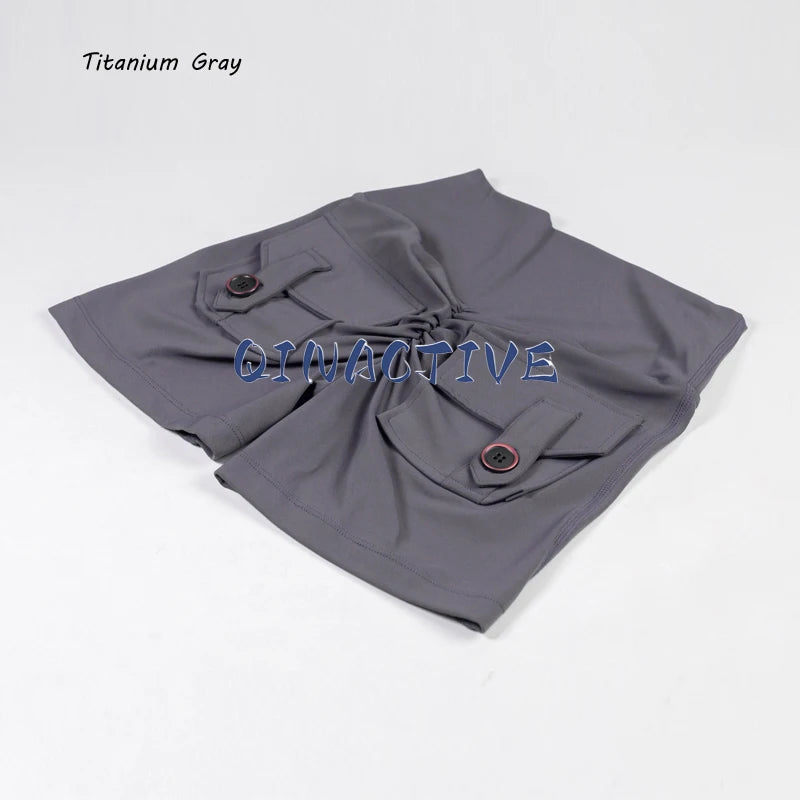 Yoga Shorts for Women Pocket Scrunched Butt Gym Leggings