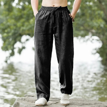 Men's Beach Pants  Streetwear Cotton Sweatpants