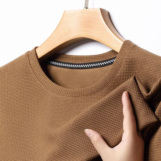 New Summer Round Neck Short Sleeved T-shirt for Men's Short Sleeved Top
