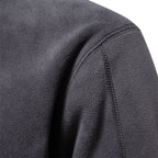 Warm Fleece Jacket for Men Zipper Neck Pullover Men's Sweatshirt
