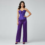 Yellow Jacquard Ruffled Top For Women