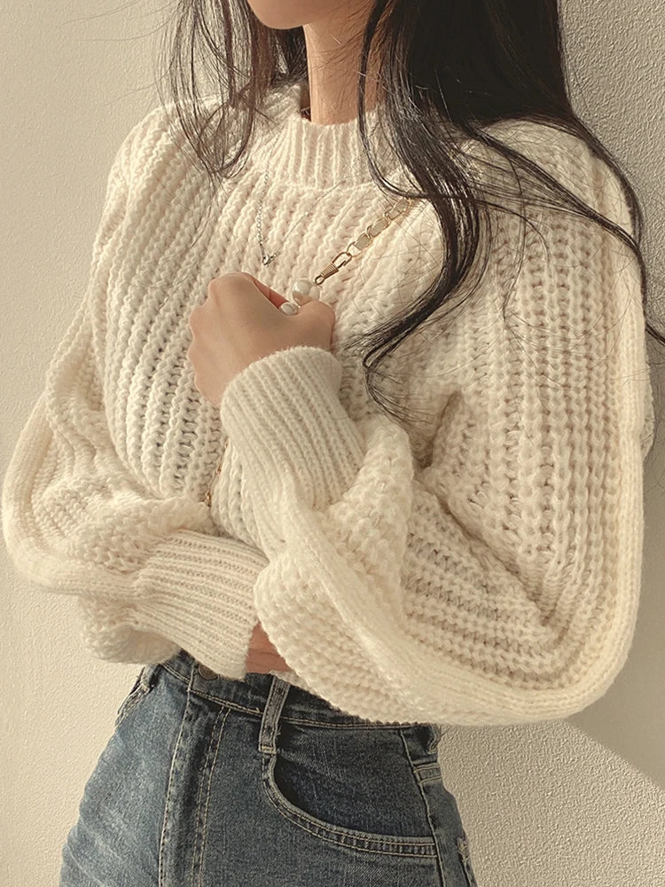 Women Sweater  Knitwear Soft Warm Tops