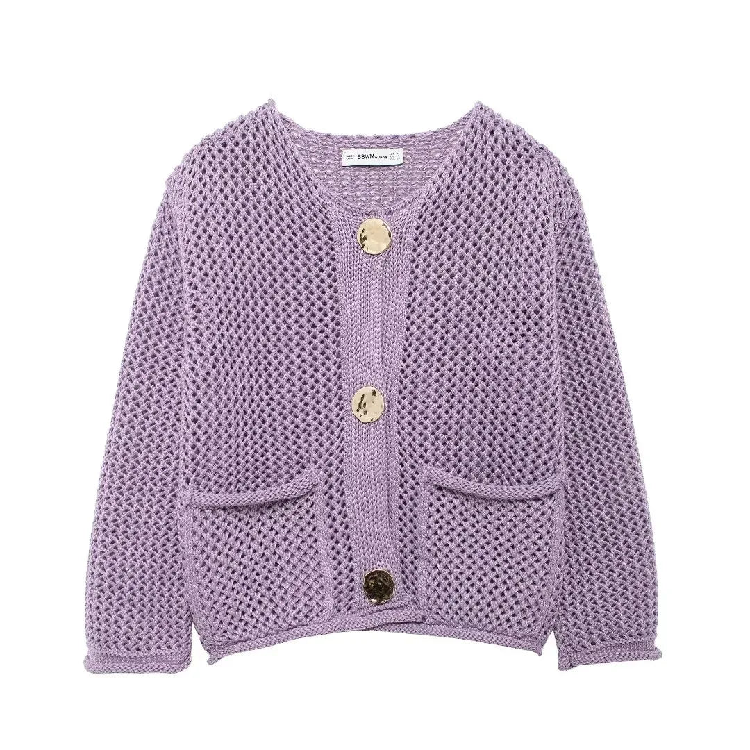 Cardigans For Women Casual Button Long Sleeve Female Sweater