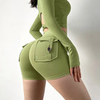 Women Sport Shorts Pants Fitness Cycling Tights