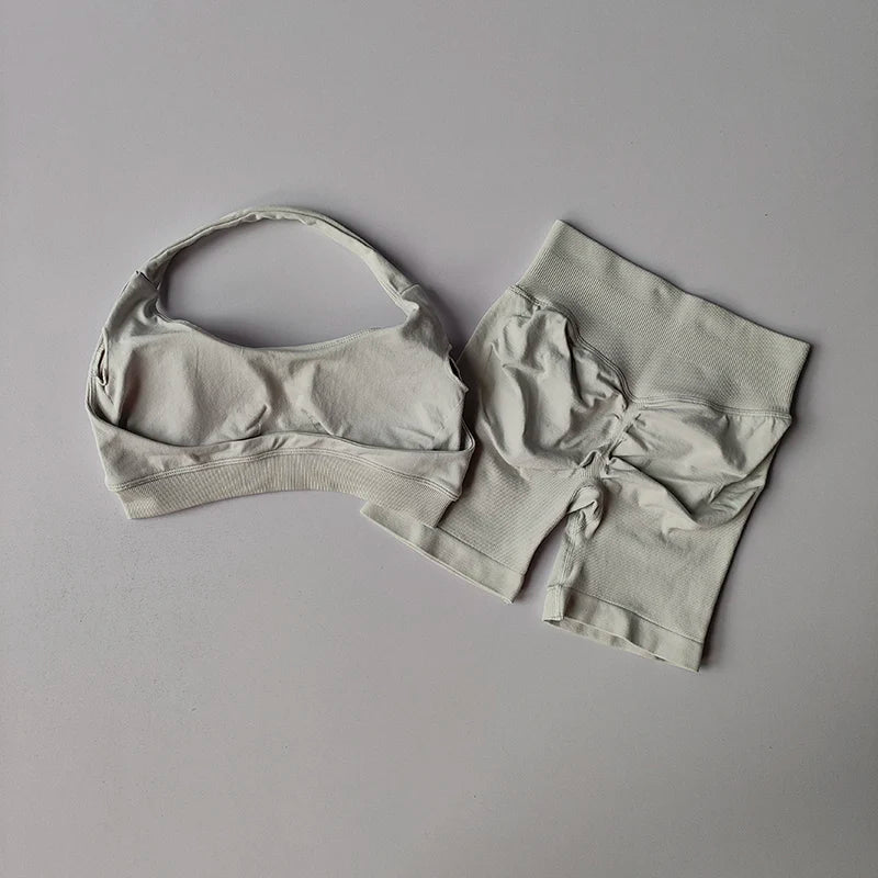 Women's Sports Bras Shorts set