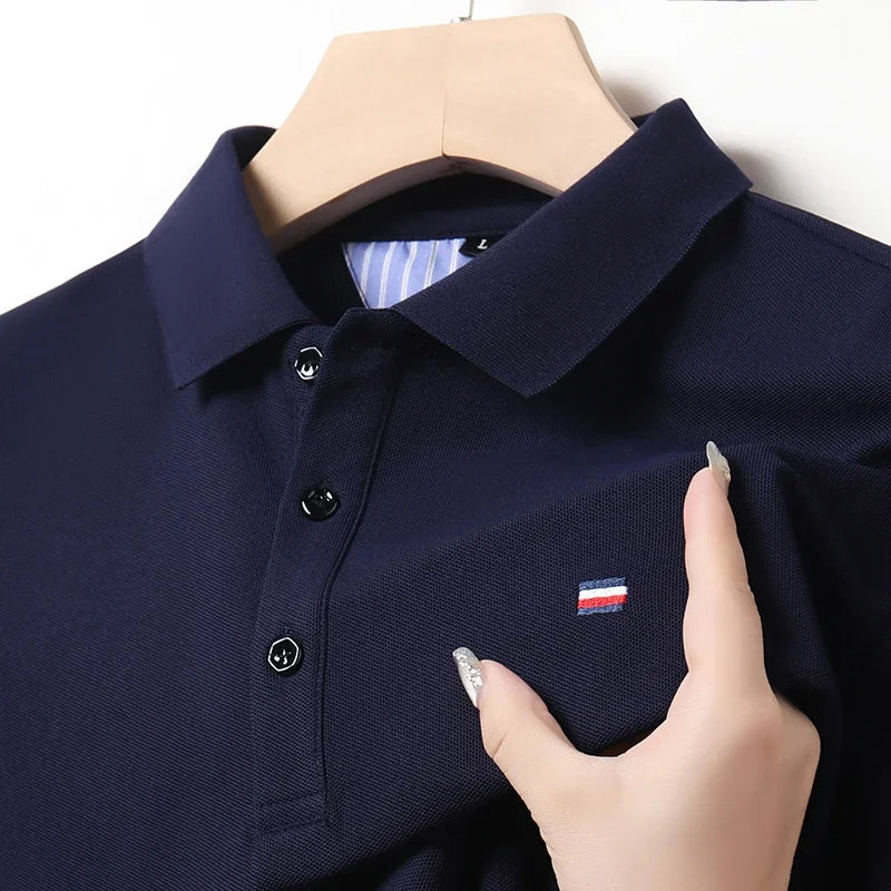 Men's Casual Fashion Polo Shirt Breathable and Comfortable Top