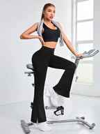 Women High Waist Quick Dry Sports Pants Activewear