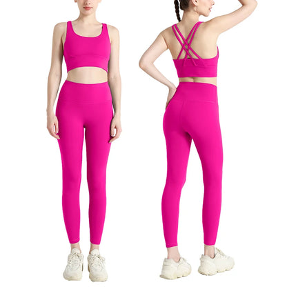 Women's Clothing Sports Bra Leggings Suit