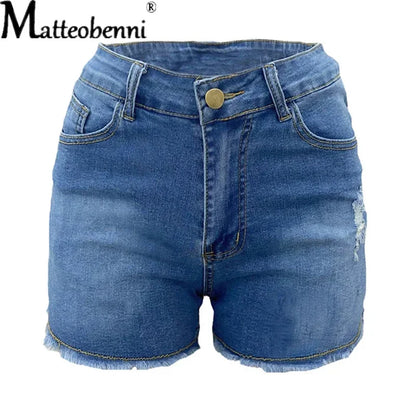 New High Waist Skinny Hips Stretch Leg Length Tight Hips Jeans