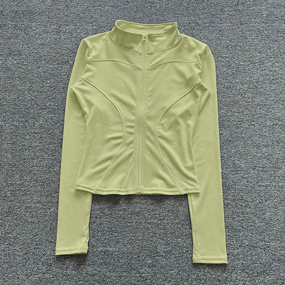 Women Sport Jacket Long Sleeve Shirt