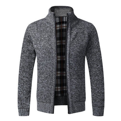Warm Cardigan Men Fleece Sweaters Jersey