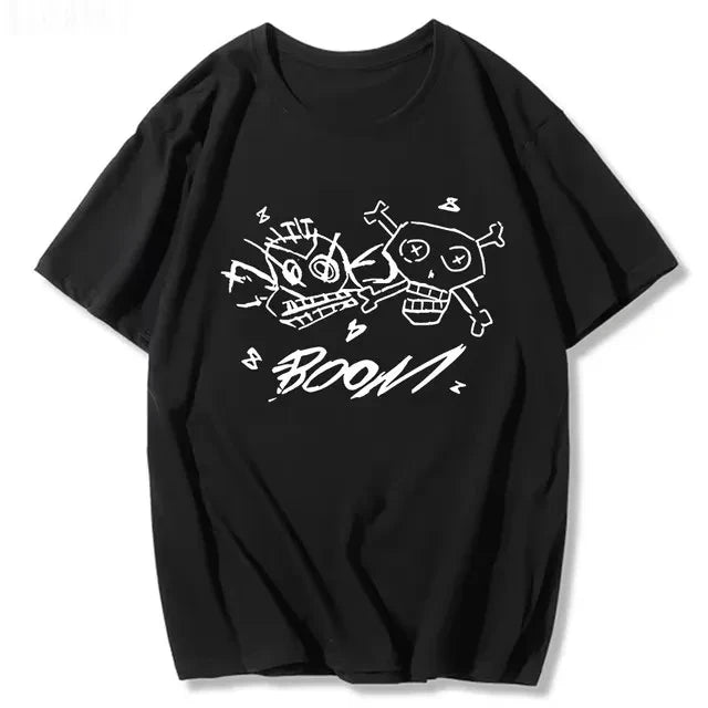 Women Men Grunge Aesthetic Short Sleeve High Quality Cotton Streetwear t-shirts