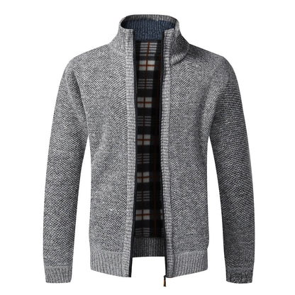 Warm Cardigan Men Fleece Sweaters Jersey