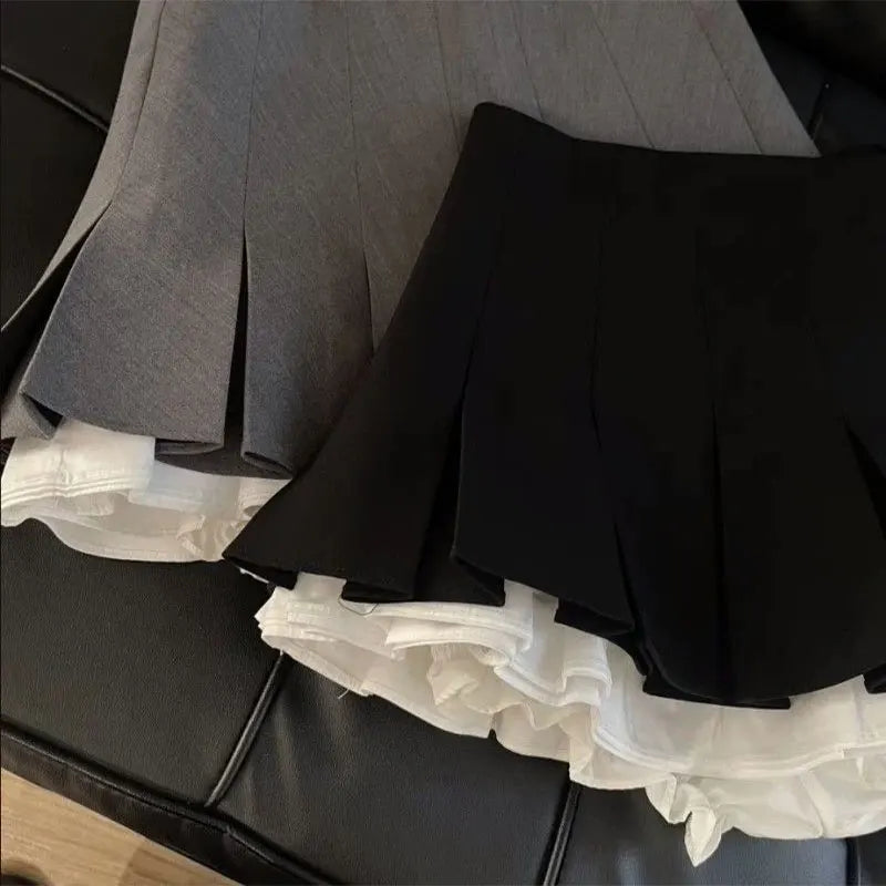 Mini Skirt Women High Waist  Skirt