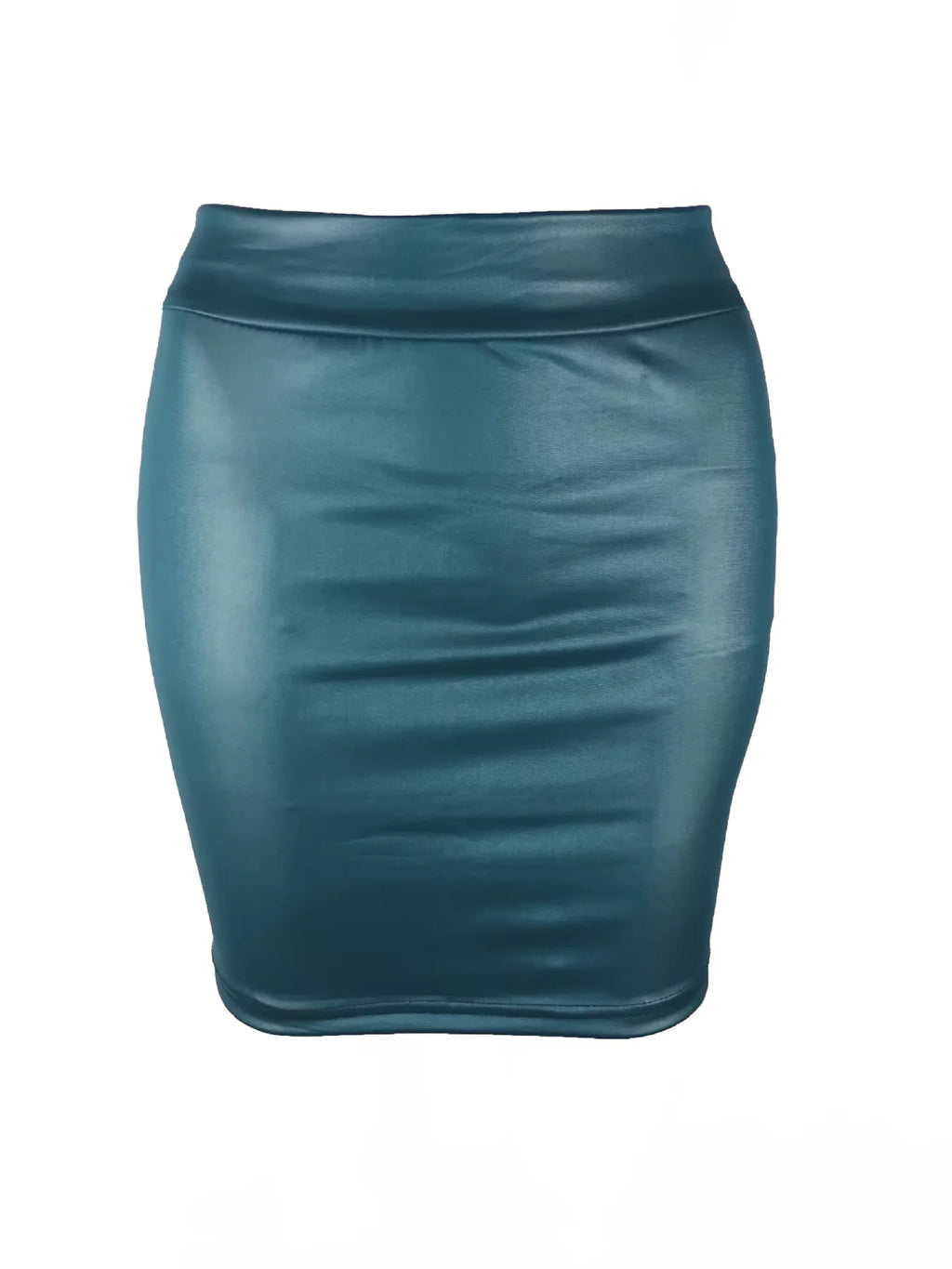 Leather Short High Waist Skirt