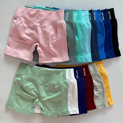 Yoga Seamless Scrunch Bum Workout Gym Booty Stretch Running Shorts